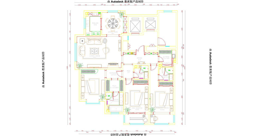 海怡半山216㎡三室二廳三衛(wèi)戶(hù)型圖