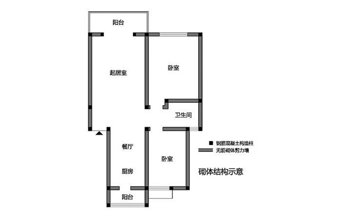 承重墻砌體結(jié)構(gòu)圖